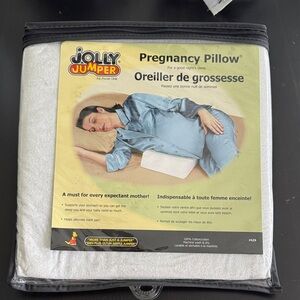 JOLLY JUMPER - White Pregnancy Pillow Wedge